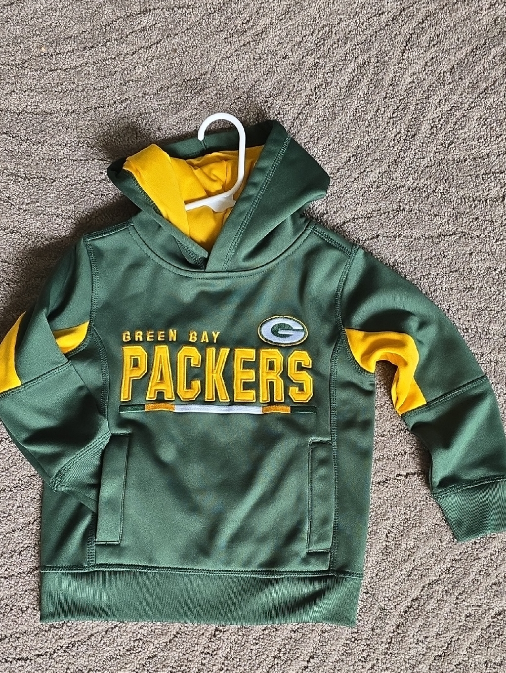 NFL Green & Yellow Green Bay Packers Kids Hooded Sweatshirt